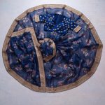 embroidery organza saree
