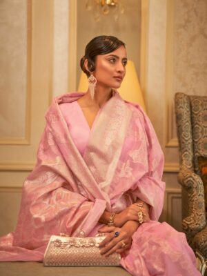 Gorgeous Soft Cotton Handloom Silk Saree with Ajrakh Print Rich Contrast  Pallu