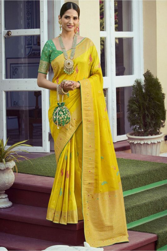 Shopzters Shows You How To Style Your Yellow Sarees!- Celeb Edition | Saree  trends, Indian sari dress, Indian beauty saree